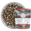 Golden Moon Tea Organic Jasmine Pearls Green Tea - Loose Leaf Dragon Pearls Premium Grade Non GMO - 1 Pound (192 Servings)