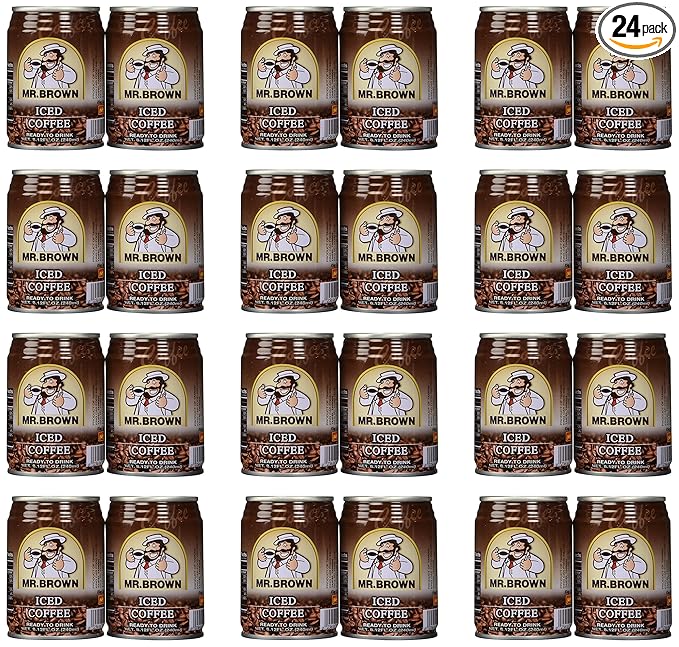Mr. Brown Iced Coffee 8.12-Ounce (Pack of 24)