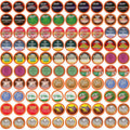 Two Rivers Coffee Tea Cocoa Cider Cappuccino Variety Sampler Pack Compatible with 2 Keurig K-Cup Brewers Bit of Everything 100 Count